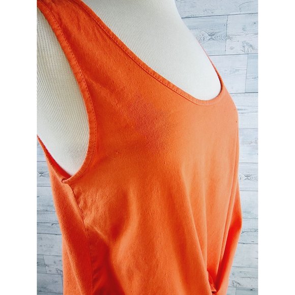 Lou & Grey For Loft Coral Linen Tank Top Small - Picture 2 of 8